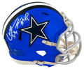 Larry Brown Signed Dallas Cowboys FLASH Riddell Speed Mini Helmet w/SB XXX MVP - BROMIN335 - Larry Brown Signed Dallas Cowboys FLASH Riddell Speed Mini Helmet w/SB XXX MVP product image