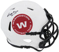 Larry Brown Signed Washington Football Team Lunar Eclipse Riddell Speed Mini Helmet w/72 NFL MVP - BROMIN351 - Larry Brown Signed Washington Football Team Lunar Eclipse Riddell Speed Mini Helmet w/72 NFL MVP product image