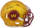 Larry Brown Signed Washington Football Team FLASH Riddell Speed Mini Helmet w/72 NFL MVP - BROMIN352 - Larry Brown Signed Washington Football Team FLASH Riddell Speed Mini Helmet w/72 NFL MVP product image