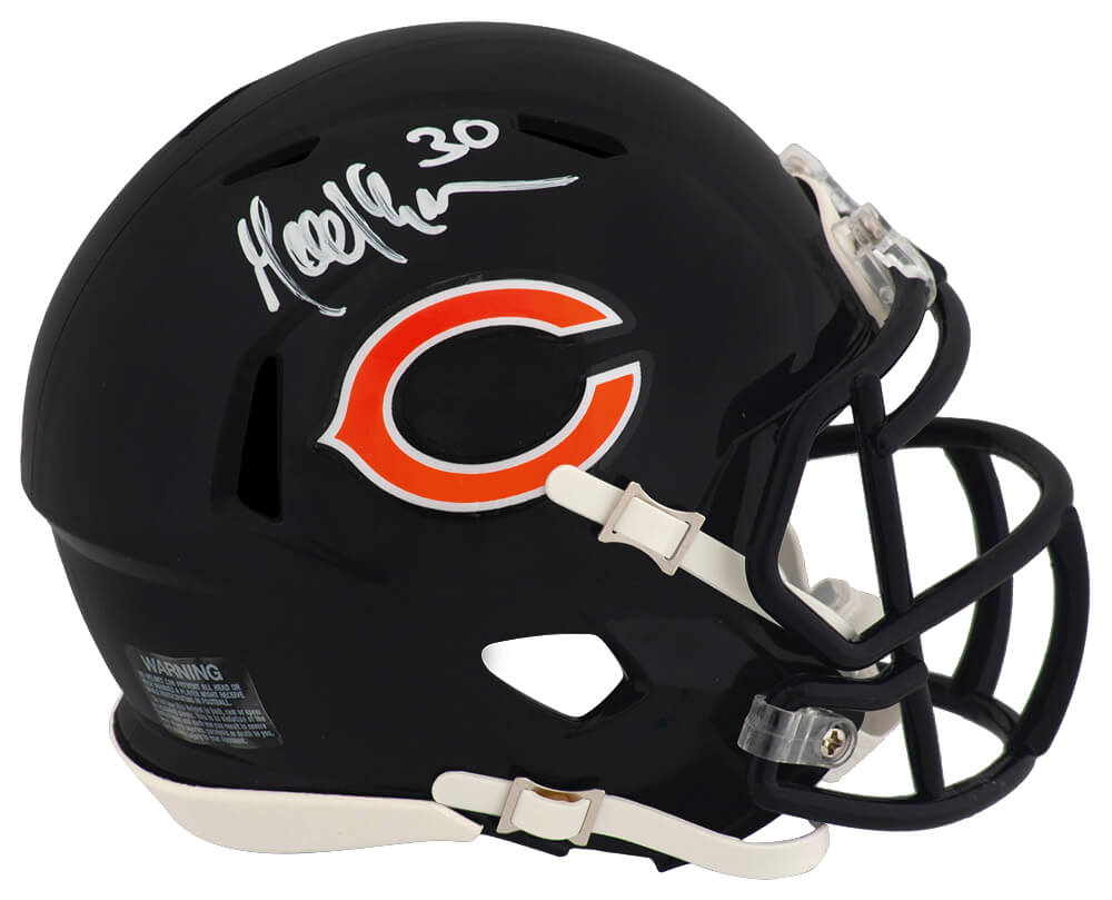 Mike Brown Signed Chicago Bears Riddell Speed Mini Helmet - BROMIN370 - Mike Brown Signed Chicago Bears Riddell Speed Mini Helmet product image
