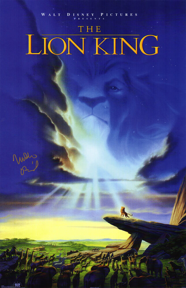 Matthew Broderick Signed The Lion King 11x17 Movie Poster - BROPST523 - Matthew Broderick Signed The Lion King 11x17 Movie Poster product image