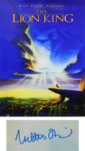 Matthew Broderick Signed The Lion King 27x40 Full Size Movie Poster - BROPST524 - Matthew Broderick Signed The Lion King 27x40 Full Size Movie Poster product image