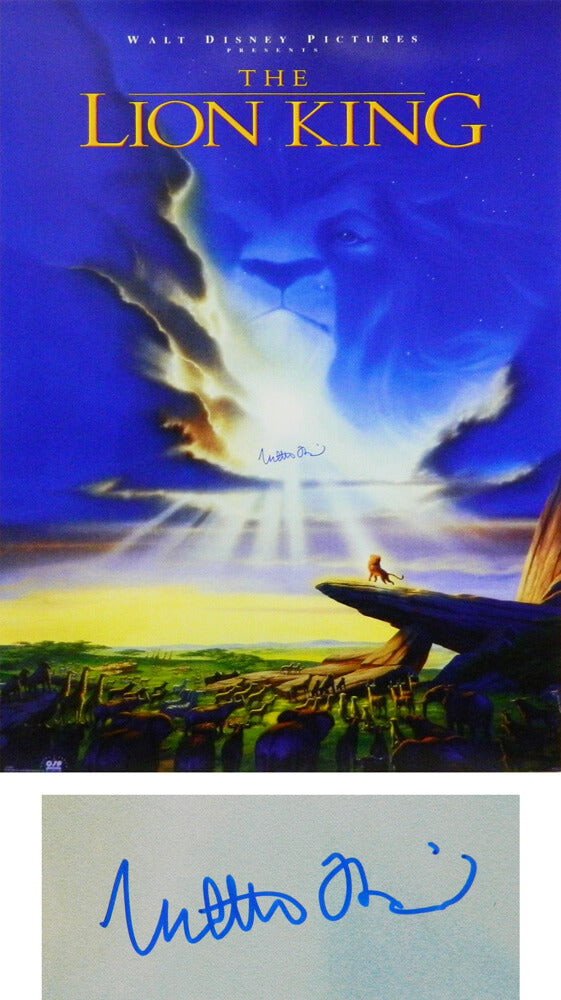 Matthew Broderick Signed The Lion King 27x40 Full Size Movie Poster - BROPST524 - Matthew Broderick Signed The Lion King 27x40 Full Size Movie Poster product image