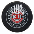 Martin Brodeur Signed 2018 Martin Brodeur Hall of Fame Logo Official Hockey Puck (Fanatics) - BROPUC420 - Martin Brodeur Signed 2018 Martin Brodeur Hall of Fame Logo Official Hockey Puck (Fanatics) product image