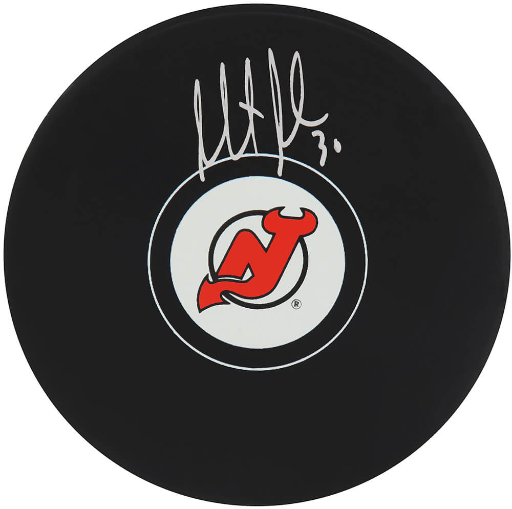 Martin Brodeur Signed New Jersey Devils Hockey Puck - BROPUC423 - Martin Brodeur Signed New Jersey Devils Hockey Puck product image
