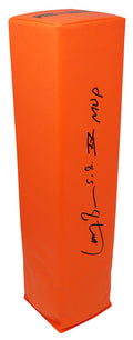 Larry Brown Signed Orange Endzone Pylon w/SB XXX MVP - BROPYL300 - Larry Brown Signed Orange Endzone Pylon w/SB XXX MVP product image