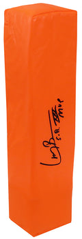 Larry Brown Signed Champro Orange Endzone Football Pylon w/SB XXX MVP - BROPYL301 - Larry Brown Signed Champro Orange Endzone Football Pylon w/SB XXX MVP product image