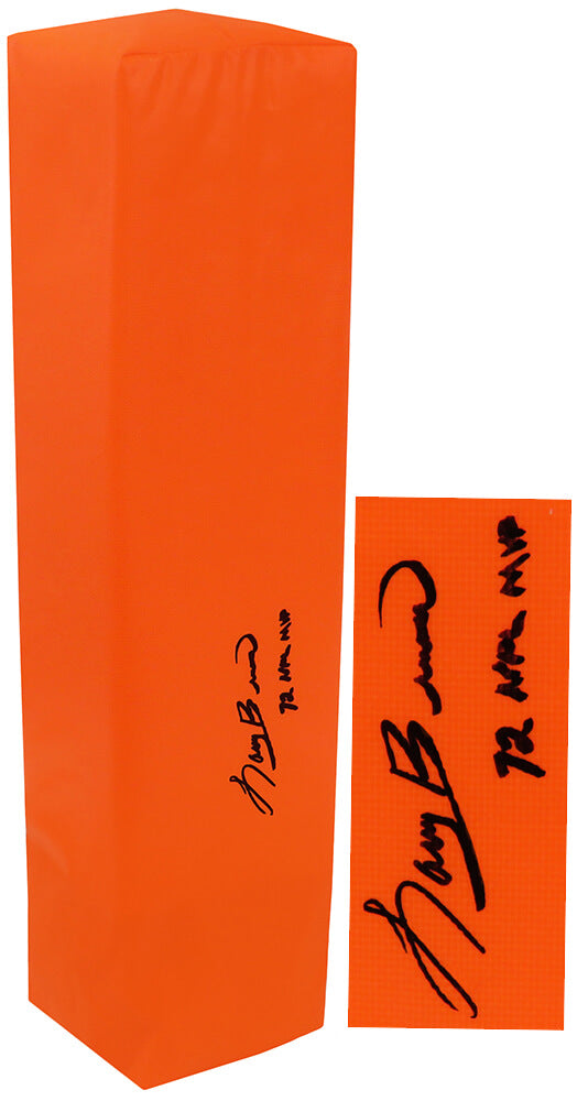 Larry Brown Signed Champro Orange Endzone Football Pylon w/72 NFL MVP - BROPYL310 - Larry Brown Signed Champro Orange Endzone Football Pylon w/72 NFL MVP product image