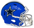Larry Brown Signed Dallas Cowboys FLASH Riddell Full Size Speed Replica Helmet w/SB XXX MVP - BROREP346 - Larry Brown Signed Dallas Cowboys FLASH Riddell Full Size Speed Replica Helmet w/SB XXX MVP product image