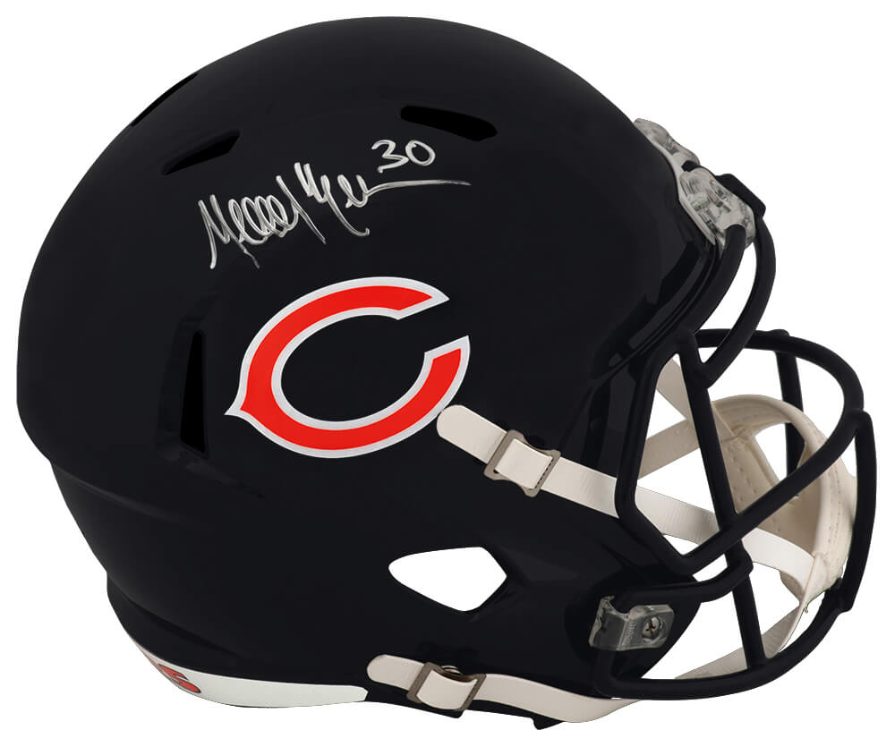 Mike Brown Signed Chicago Bears Riddell Full Size Speed Replica Helmet - BROREP350 - Mike Brown Signed Chicago Bears Riddell Full Size Speed Replica Helmet product image