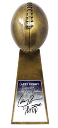 Larry Brown Signed Football World Champion 15 Inch Gold Replica Trophy w/SB XXX MVP - BROTRO301 - Larry Brown Signed Football World Champion 15 Inch Gold Replica Trophy w/SB XXX MVP product image
