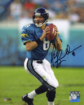 Mark Brunell Signed Jacksonville Jaguars Drop Back With Football Action 8x10 Photo - BRU08P312 - Mark Brunell Signed Jacksonville Jaguars Drop Back With Football Action 8x10 Photo product image