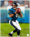 Mark Brunell Signed Jacksonville Jaguars Drop Back With Football Action 16x20 Photo - BRU16P313 - Mark Brunell Signed Jacksonville Jaguars Drop Back With Football Action 16x20 Photo product image