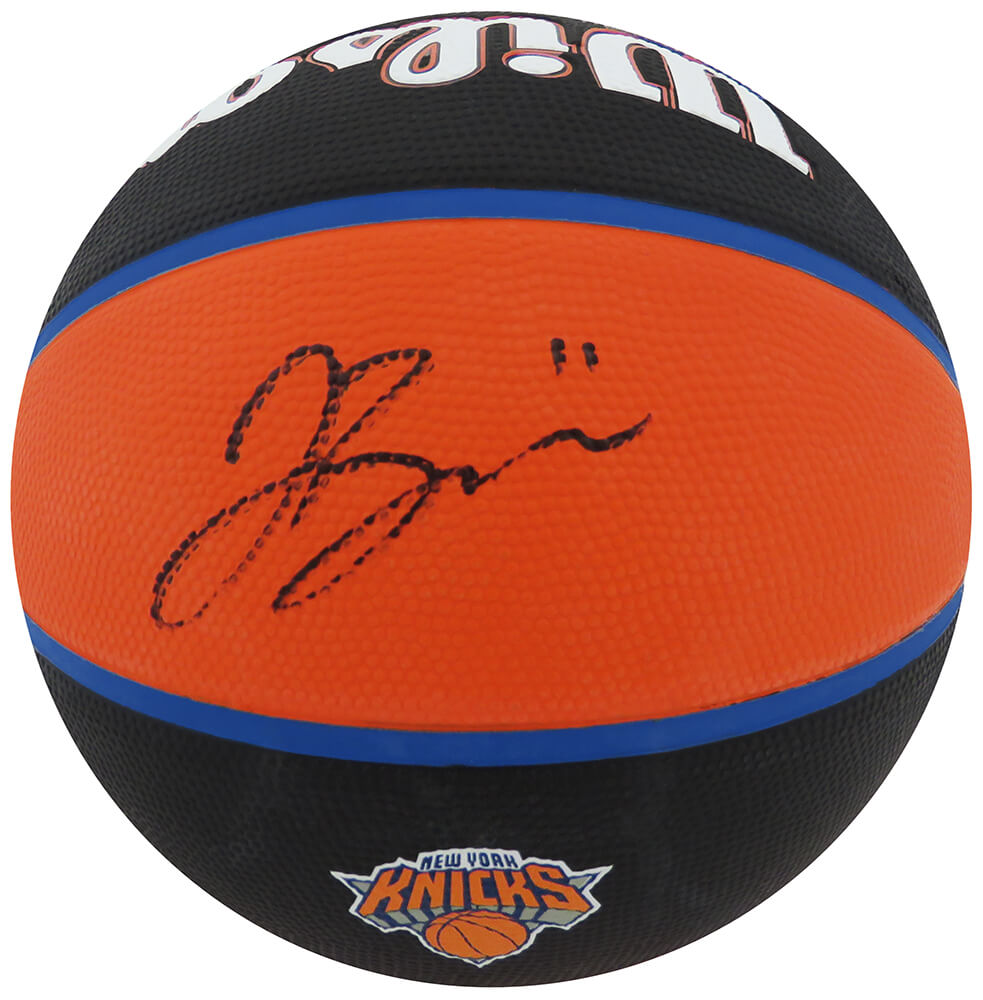 Jalen Brunson Signed New York Knicks Wilson The City Full Size Basketball - BRUBSK202 - Jalen Brunson Signed New York Knicks Wilson The City Full Size Basketball product image