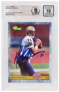 Mark Brunell Signed 1993 Classic Football Rookie Card #88 - (Beckett Encapsulated - Auto Grade 10) - BRUCAR305 - Mark Brunell Signed 1993 Classic Football Rookie Card #88 - (Beckett Encapsulated - Auto Grade 10) product image