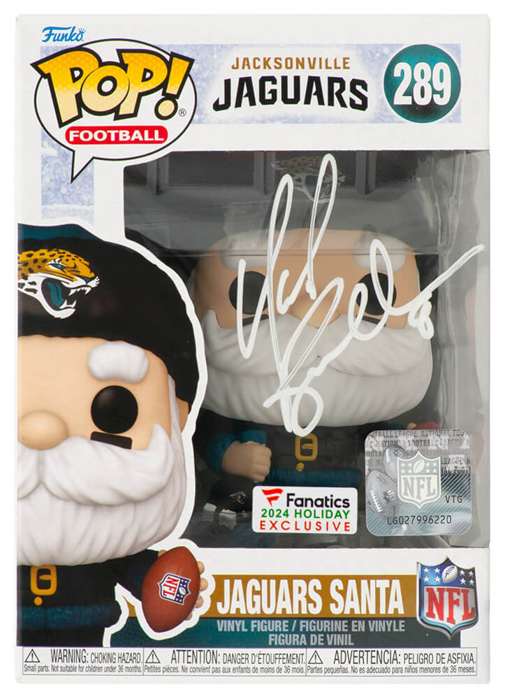 Mark Brunell Signed Jacksonville Jaguars SANTA Funko Pop Doll #289 - BRUFUN300 - Mark Brunell Signed Jacksonville Jaguars SANTA Funko Pop Doll #289 product image