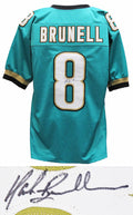 Mark Brunell Signed Teal Custom Football Jersey - BRUJRY300 - Mark Brunell Signed Teal Custom Football Jersey product image