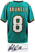 Mark Brunell Signed Teal T/B Custom Football Jersey - BRUJRY302 - Mark Brunell Signed Teal T/B Custom Football Jersey product image