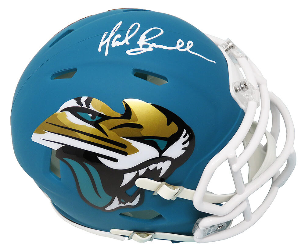 Mark Brunell Signed Jacksonville Jaguars AMP Alternate Series Riddell Speed Mini Helmet - BRUMIN303 - Mark Brunell Signed Jacksonville Jaguars AMP Alternate Series Riddell Speed Mini Helmet product image