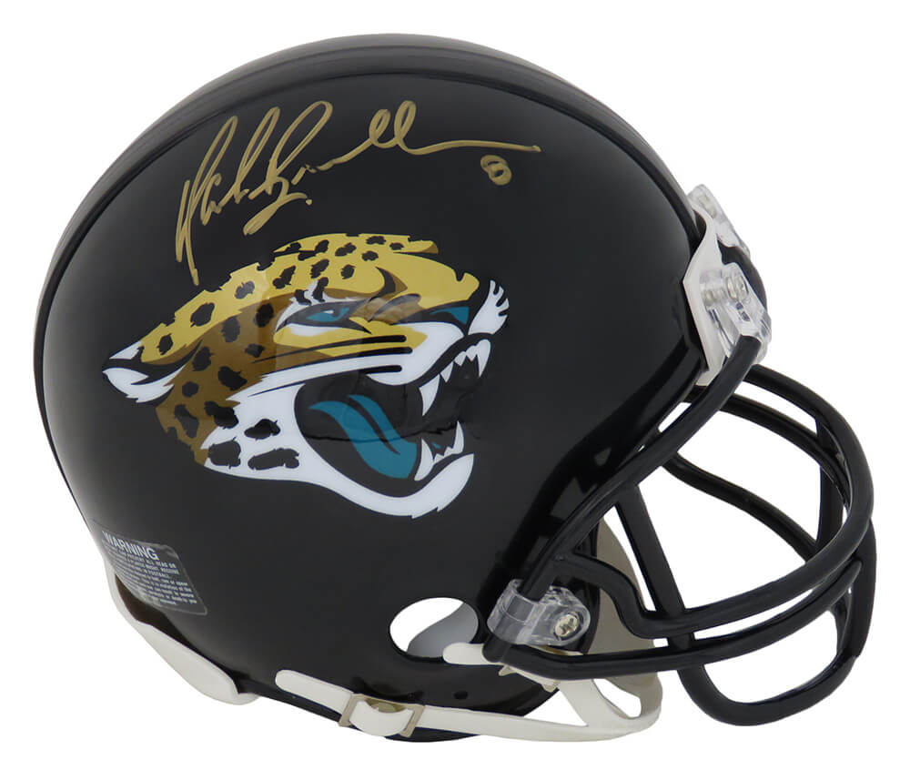 Mark Brunell Signed Jaguars Riddell Mini Helmet - BRUMIN306 - Mark Brunell Signed Jaguars Riddell Mini Helmet product image