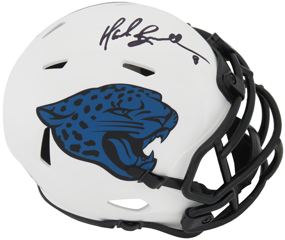 Mark Brunell Signed Jacksonville Jaguars Lunar Eclipse Riddell Speed Mini Helmet - BRUMIN308 - Mark Brunell Signed Jacksonville Jaguars Lunar Eclipse Riddell Speed Mini Helmet product image