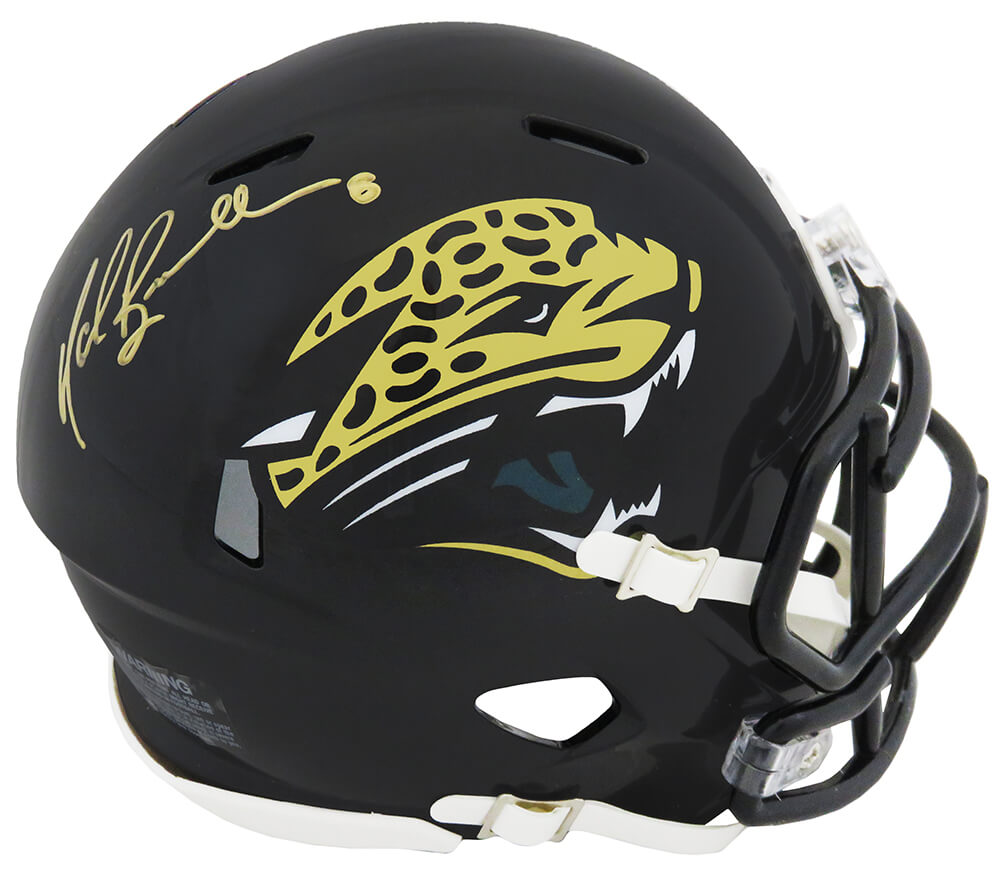 Mark Brunell Signed Jacksonville Jaguars T/B Riddell Speed Mini Helmet - BRUMIN310 - Mark Brunell Signed Jacksonville Jaguars T/B Riddell Speed Mini Helmet product image