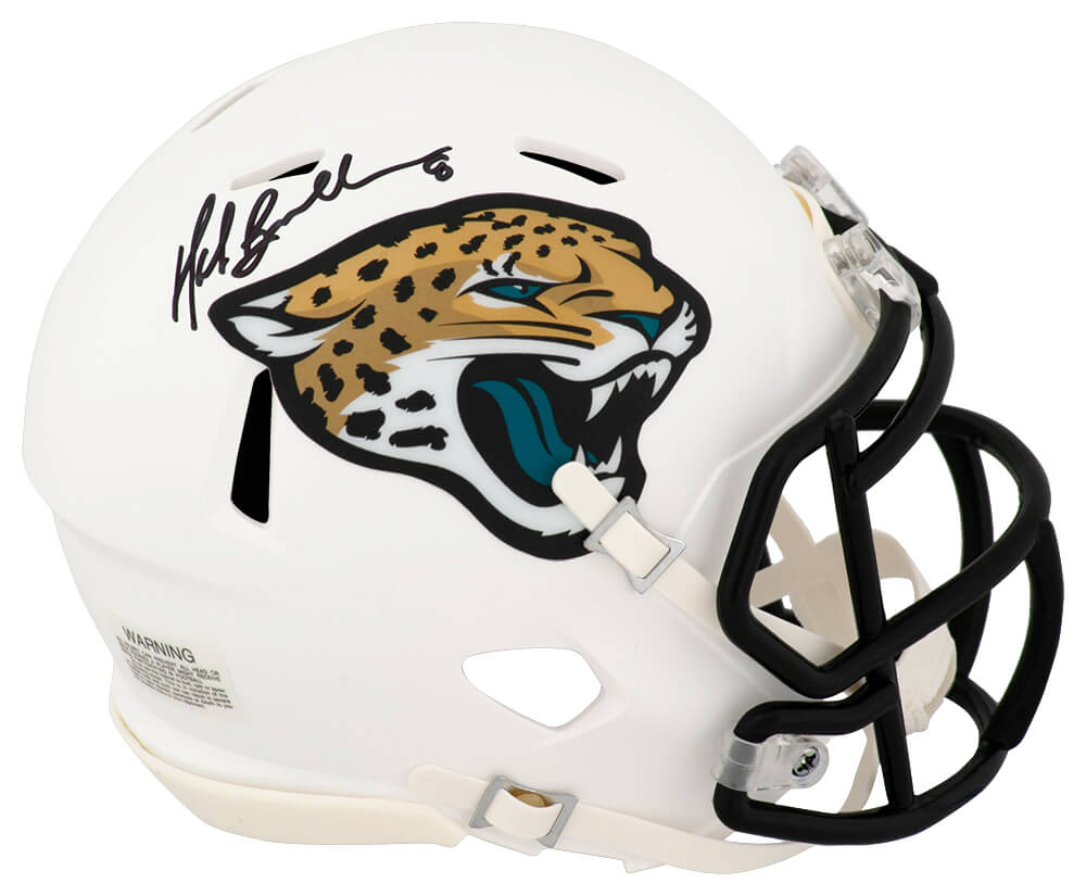 Mark Brunell Signed Jacksonville Jaguars 2024 Alternate White Riddell Speed Mini Helmet - BRUMIN313 - Mark Brunell Signed Jacksonville Jaguars 2024 Alternate White Riddell Speed Mini Helmet product image
