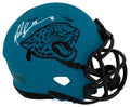 Mark Brunell Signed Jacksonville Jaguars RAVE Riddell Speed Mini Helmet - BRUMIN314 - Mark Brunell Signed Jacksonville Jaguars RAVE Riddell Speed Mini Helmet product image