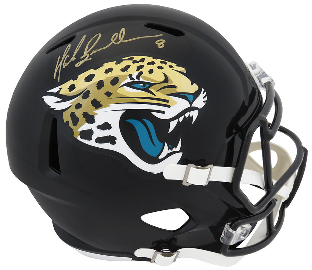 Mark Brunell Signed Jacksonville Jaguars Riddell Full Size Speed Replica Helmet - BRUREP313 - Mark Brunell Signed Jacksonville Jaguars Riddell Full Size Speed Replica Helmet product image