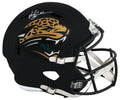 Mark Brunell Signed Jacksonville Jaguars T/B Riddell Full Size Speed Replica Helmet (White Ink) - BRUREP315 - Mark Brunell Signed Jacksonville Jaguars T/B Riddell Full Size Speed Replica Helmet (White Ink) product image