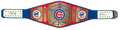 Kris Bryant & Ben Zobrist Signed Chicago Cubs 53x12 WWE Legacy Full Size Auth Blue Wrestling Belt w/MVP Insc - BRYBLT100 - Kris Bryant & Ben Zobrist Signed Chicago Cubs 53x12 WWE Legacy Full Size Auth Blue Wrestling Belt w/MVP Insc product image