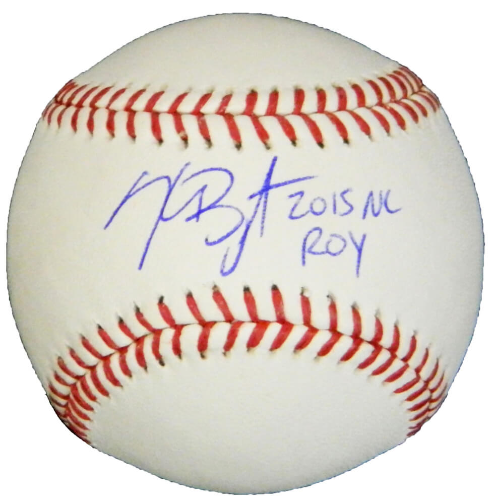 Kris Bryant Signed Rawlings Official MLB Baseball w/2015 ROY - BRYBSB101 - Kris Bryant Signed Rawlings Official MLB Baseball w/2015 ROY product image