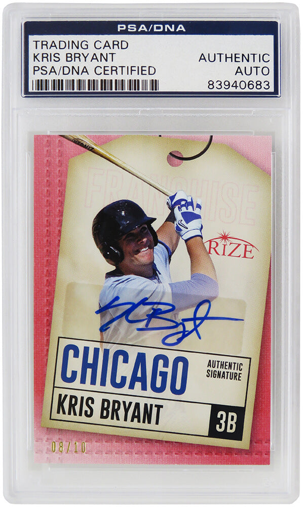Kris Bryant Signed 2014 Rize Baseball Trading Card #U-FT1 - (PSA/DNA Encapsulated) - BRYCAR102 - Kris Bryant Signed 2014 Rize Baseball Trading Card #U-FT1 - (PSA/DNA Encapsulated) product image