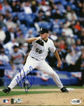 Mark Buehrle Signed Chicago White Sox White Pinstripe Jersey Pitching Action 8x10 Photo - (JSA) - BUE08P101 - Mark Buehrle Signed Chicago White Sox White Pinstripe Jersey Pitching Action 8x10 Photo - (JSA) product image
