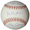 Matthew Broderick, Mia Sara & Alan Ruck Signed Rawlings Official MLB Baseball (Ferris Bueller Cast) - BUEBSB500 - Matthew Broderick, Mia Sara & Alan Ruck Signed Rawlings Official MLB Baseball (Ferris Bueller Cast) product image