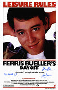 Matthew Broderick, Mia Sara & Alan Ruck Cast Signed Ferris Bueller's Day Off 11x17 Movie Poster - BUEPST500 - Matthew Broderick, Mia Sara & Alan Ruck Cast Signed Ferris Bueller's Day Off 11x17 Movie Poster product image