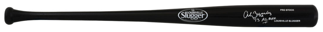 Al Bumbry Signed Louisvlle Slugger Black Baseball Bat w/1973 AL ROY - BUMBAT100 - Al Bumbry Signed Louisvlle Slugger Black Baseball Bat w/1973 AL ROY product image