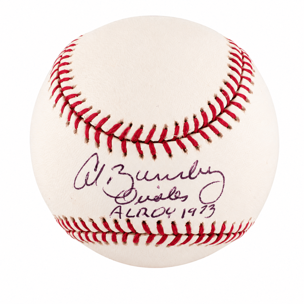 Al Bumbry Signed Rawlings (Selig) MLB Baseball w/AL ROY 1973 - BUMBSB102 - Al Bumbry Signed Rawlings (Selig) MLB Baseball w/AL ROY 1973 product image