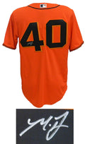 Madison Bumgarner Signed San Francisco Giants Orange Majestic Jersey - BUMJRY100 - Madison Bumgarner Signed San Francisco Giants Orange Majestic Jersey product image