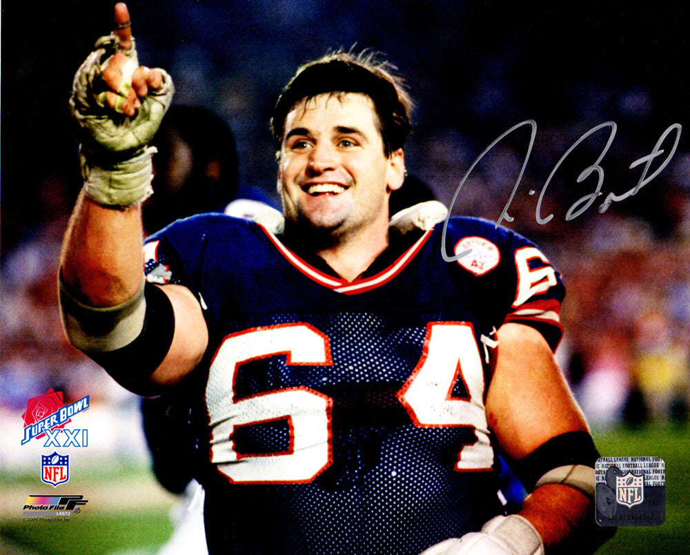 Jim Burt Signed New York Giants Super Bowl XXI 8x10 Photo - BUR08P310 - Jim Burt Signed New York Giants Super Bowl XXI 8x10 Photo product image