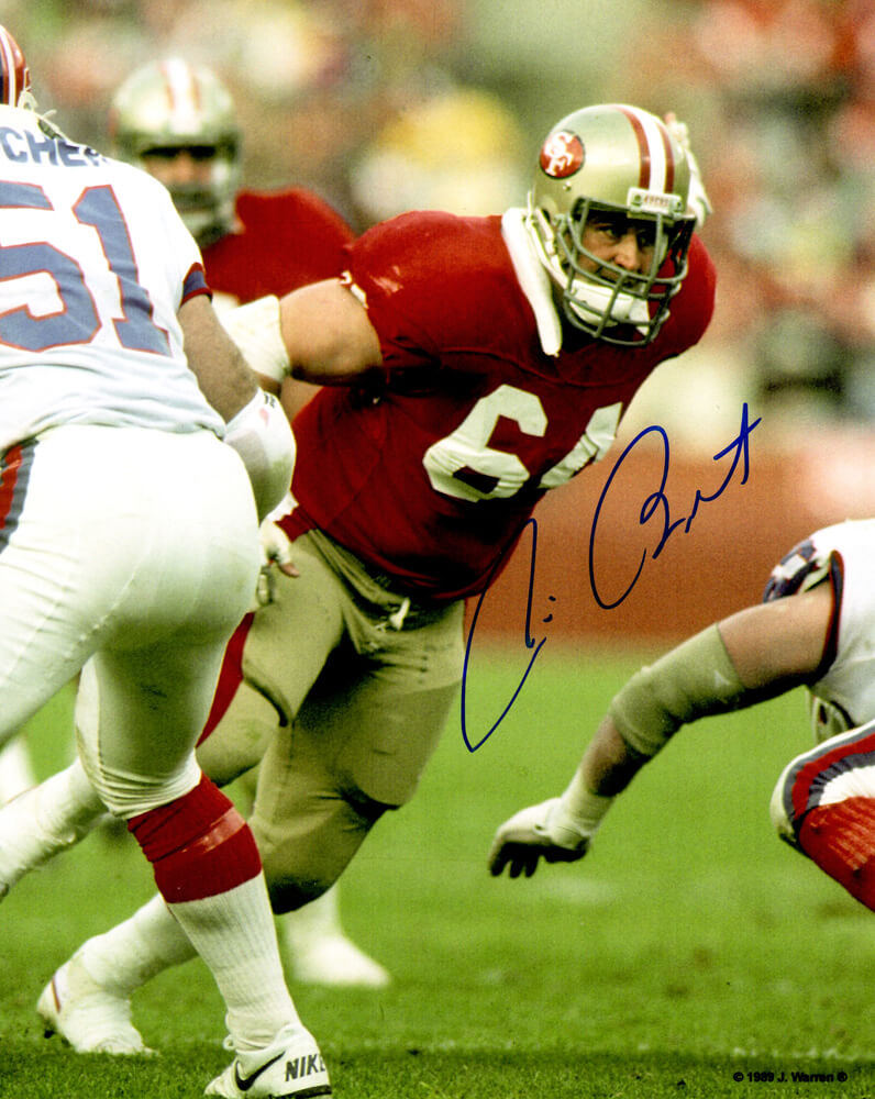 Jim Burt Signed San Francisco 49ers Action 8x10 Photo - BUR08P311 - Jim Burt Signed San Francisco 49ers Action 8x10 Photo product image