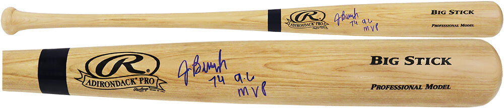 Jeff Burroughs Signed Rawlings Big Stick Blonde Baseball Bat w/74 AL MVP - BURBAT102 - Jeff Burroughs Signed Rawlings Big Stick Blonde Baseball Bat w/74 AL MVP product image