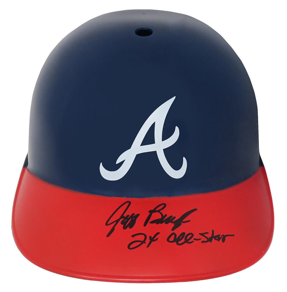 Jeff Burroughs Signed Atlanta Braves Souvenir Replica Batting Helmet w/2x All Star - BURBTH101 - Jeff Burroughs Signed Atlanta Braves Souvenir Replica Batting Helmet w/2x All Star product image