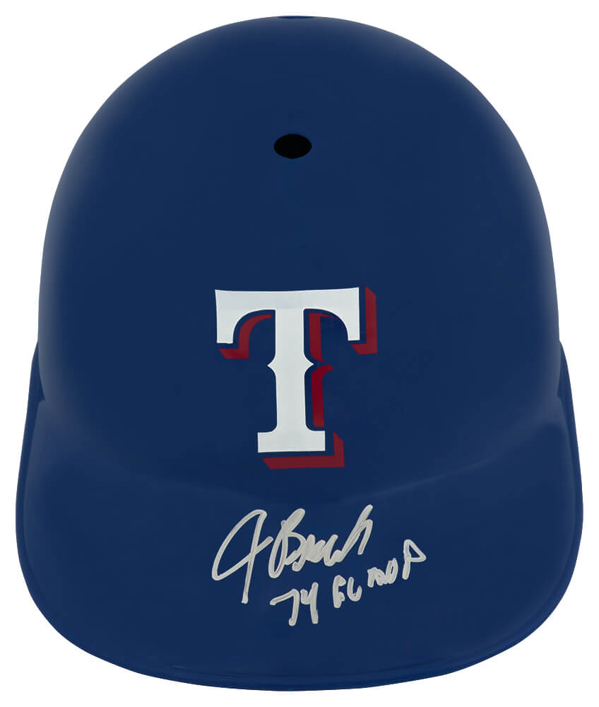 Jeff Burroughs Signed Texas Rangers Souvenir Replica Batting Helmet w/74 MVP - BURBTH102 - Jeff Burroughs Signed Texas Rangers Souvenir Replica Batting Helmet w/74 MVP product image
