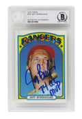Jeff Burroughs Signed Texas Rangers 1972 Topps Baseball Rookie Card #191 w/74 AL MVP - (Beckett Encapsulated) - BURCAR102 - Jeff Burroughs Signed Texas Rangers 1972 Topps Baseball Rookie Card #191 w/74 AL MVP - (Beckett Encapsulated) product image