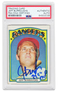 Jeff Burroughs Signed Texas Rangers 1972 Topps Rookie Baseball Card #191 w/74 AL MVP - (PSA Encapsulated) - BURCAR105 - Jeff Burroughs Signed Texas Rangers 1972 Topps Rookie Baseball Card #191 w/74 AL MVP - (PSA Encapsulated) product image