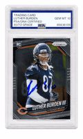 Luther Burden III Signed Chicago Bears 2025 Panini Prizm Rookie Football Card #331 - (PSA Encapsulated - Auto Grade 10) - BURCAR301 - Luther Burden III Signed Chicago Bears 2025 Panini Prizm Rookie Football Card #331 - (PSA Encapsulated - Auto Grade 10) product image