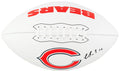 Luther Burden III Signed Chicago Bears Franklin White Logo Football - BURFTB311 - Luther Burden III Signed Chicago Bears Franklin White Logo Football product image