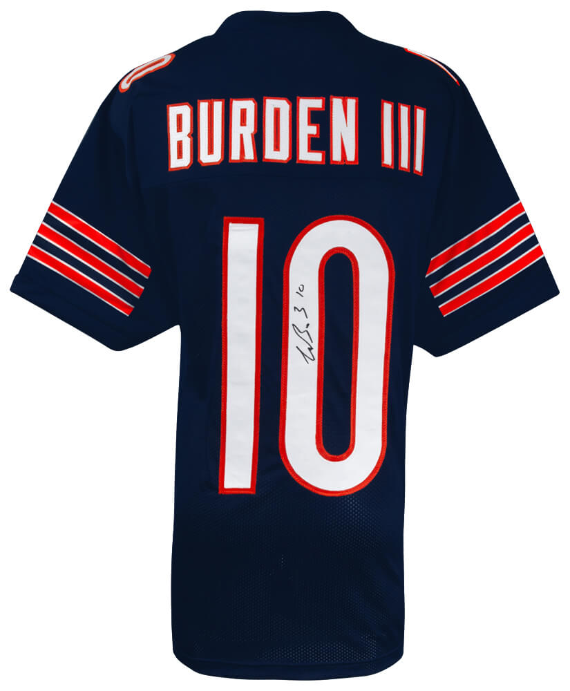 Luther Burden III Signed Navy Custom Football Jersey - BURJRY310 - Luther Burden III Signed Navy Custom Football Jersey product image