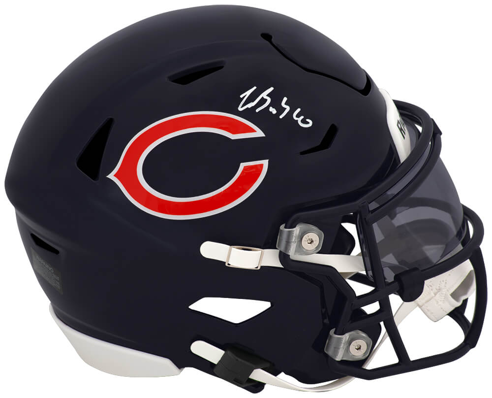 Luther Burden III Signed Chicago Bears Riddell Mid-Size (MIDI) SpeedFlex Helmet - BURMID300 - Luther Burden III Signed Chicago Bears Riddell Mid-Size (MIDI) SpeedFlex Helmet product image